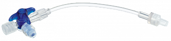 Кран 3-ходовой Дискофикс С с Сэйффлоу 360° синий линия 75 см купить в Махачкале