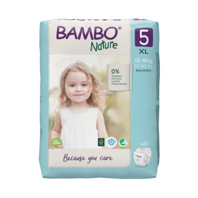 Эко-подгузники Bambo Nature 4 (7-14 кг), 24 шт купить оптом в Махачкале
